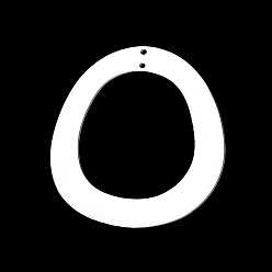 Нержавеющая Сталь Цвет Устойчивые к потускнению 201 нержавеющая сталь 2 подвески с петлями, лазерная резка, слеза, цвет нержавеющей стали, 35x31x1 мм, отверстие : 1 мм