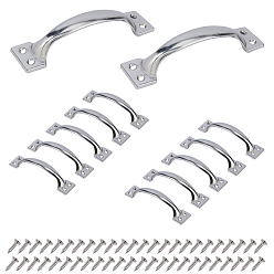 Платина Ручки для выдвижных ящиков из железа, с металлическим винтом, ручки шкафа, платина, 135x31x31 мм