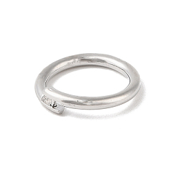 Платина Латунные стопорные соединительные кольца, открытый круг, платина, 14x3 мм, внутренний диаметр: 10.5 мм