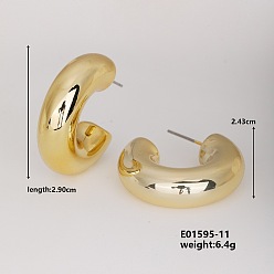 Золотой Модные милые серьги геометрической формы для индивидуального подбора, золотые, 29x24.3 мм
