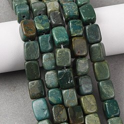 Другие Нефриты Нити бусин из натурального нефрита шушан, кубоид, 9.5~10.5x7.5~8x7.5~8 мм, отверстие : 1 мм, около 38~39 шт / нитка, 14.88'' (37.8 см) ~ 14.96'' (38 см)