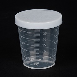 Weiß Messbecher aus Kunststoffwerkzeugen, graduierte Tasse, weiß, 4x4.3 cm, Kapazität: 30 ml (1.01 fl. oz)