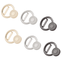 (52) Непрозрачная лаванда 6шт 3 цвет сплава выводы, для изготовления аксессуаров для замены сумок, разноцветные, 2 шт / цвет