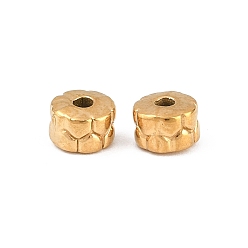 Плоский Круглый 304 из нержавеющей стали бусы, геометрия, реальный 18 k позолоченный, ионное покрытие (ip), плоско-круглые, 5x3.5 мм, отверстие : 1.5 мм