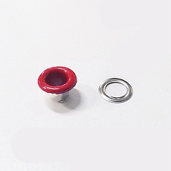 Красный Выводы люверса с железной втулкой, с шайбами, сменный пакет для ремонта сумки, красные, 1.65x0.55 см, Внутренний диаметр: 1 cm