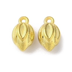 Golden Alloy Charms, Flower, Golden, 11x6.5x6mm, Hole: 1.2mm