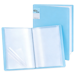 Blue Plastic File Folder Books, Rectangle, Blue, 440x320x34mm, Inner Diameter: 300x420mm