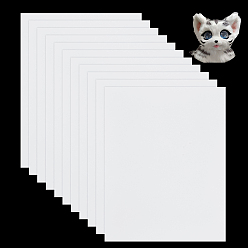 Белый Листы пвх, прямоугольные, белые, 280x220x0.23 мм