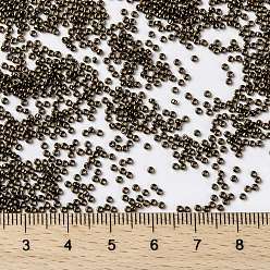 (RR457) Metallic Dark Bronze MIYUKI Round Rocailles Beads, Japanese Seed Beads, 15/0, (RR457) Metallic Dark Bronze, 15/0, 1.5mm, Hole: 0.7mm, about 5555pcs/bottle, 10g/bottle
