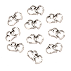 Античное Серебро Сплавочные подвески тибетского стиля, без кадмия, без никеля и без свинца, сердце, на день Святого Валентина, античное серебро, 19.5x32x3 мм