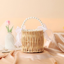 White Woven Gift Box, Wedding Candy Packaging Box, White, 23x16cm