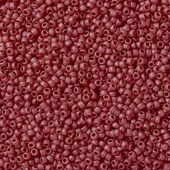 (5CF) Transparent Frost Ruby Тохо 11/0 круглые бусины, японский бисер, (5 cf) прозрачный морозный рубин, 2.2 мм, отверстие : 0.8 мм, Около 5555 шт / 50 г