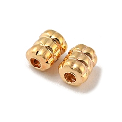 Real 18K Gold Plated Brass Beads, Cadmium Free & Nickel Free & Lead Free, Column, Real 18K Gold Plated, 3mm, Hole: 0.8mm
