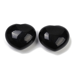 Обсидиан Сердце натуральный обсидиан пальмовый камень, тревожность исцеление карманный большой палец камень, 45.5x39.5~40.5x24.5~26.5 мм