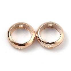 Light Gold Латунной шариковой кадра, для серег и украшений для волос аксессуары сумка бусина пряжка, круглые кольца, золотой свет, 8x2.5 мм, отверстие : 1 мм, 6 мм внутренним диаметром, 10 шт / пакет