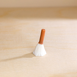 Другие Миниатюрные украшения из смолы, аксессуары для домашнего кукольного домика с микро-ландшафтом, швабра, 24x13 мм