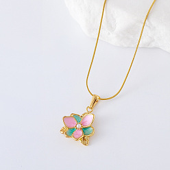 Золотой 3 шт. винтажные ожерелья из нержавеющей стали с розовым цветком и жемчужинами для женщин, золотые, 15.75 дюйм (40 см)