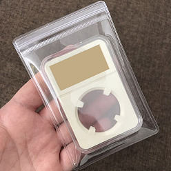 Прозрачный Прозрачные пластиковые пакеты для хранения ювелирных изделий с застежкой-молнией, многоразовые пакеты с верхним уплотнением, прозрачные, 12x8 см, 100 шт / комплект