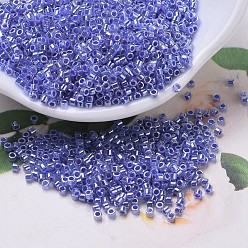 (DB0243) Blue Ceylon MIYUKI Delica Beads, Cylinder, Japanese Seed Beads, 11/0, (DB0243) Blue Ceylon, 1.3x1.6mm, Hole: 0.8mm, about 10000pcs/bag, 50g/bag