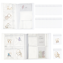 Clear 2 Sets 2 Style PVC Transparent Storage Bag, for Jewelry Storage, Jewelry Organizer Portable, Rectangle, Clear, 20~20.8x11.5~16x1.9~3.1cm, 1 set/style