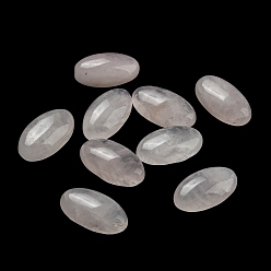 Rose Quartz Natural Rose Crystal Cabochons, Rice, 13.5~14x7.5~8x3.5~4mm