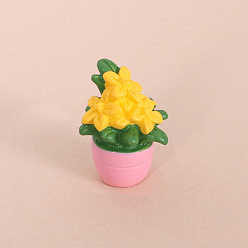 Золотистый Мебель и бытовая техника мини модель из смолы, аксессуары для кукольного домика с микро-ландшафтом, притворяясь опорными украшениями, золотые, 22x15 мм