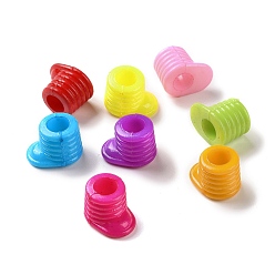 Mixed Color Opaque Acrylic Beads, Shoes, Mixed Color, 11.5x16x12mm, Hole: 6.4mm, about 537pcs/500g
