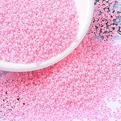 (RR531) Opaque Carnation Pink Ceylon Миюки круглые бусины рокайль, японский бисер, 11/0, (rr 531) непрозрачная гвоздика розовая цейлонская, 2x1.3 мм, отверстия : 0.8 mm, около 50000 шт / фунт