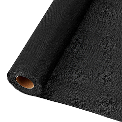 Noir Entoilage thermocollant non tissé à repasser pour la couture, noir, 420x0.1mm, 30 yards / bobine 