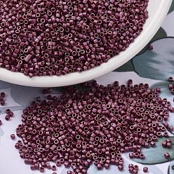 (DB2308) Матовый Непрозрачный Глазированный Триллиевый Красный AB Бусины miyuki delica, цилиндр, японский бисер, 11/0, (дБ 2308) матовый матовый глазированный триллиум красный ab, 1.3x1.6 мм, отверстия: 0.8 мм, около 10000 шт / мешок, 50 г / мешок