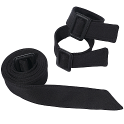 Черный 3 шт. 2 стили полиэстеровые ремни, замена цепных ремней, чёрные, 395~1710 мм