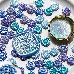 Coloré Sceller les particules de cire, pour cachet de cachet rétro, tournesol, colorées, 70x32mm