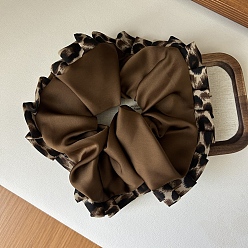 Верблюжий Резинки для волос с леопардовым принтом, аксессуары для волос для женщин и девочек, верблюжие, 160 мм