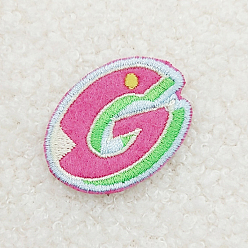 Letter G Computerized Embroidery Cloth Iron on/Sew on Patches, Costume Accessories, Appliques, Letter.G, 35x35mm