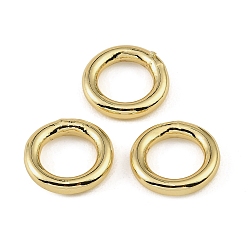 Real 18K Gold Plated Brass Linking Rings, Ring, Rack Plating, Long-Lasting Plated, Cadmium Free & Lead Free, Real 18K Gold Plated, 16x3mm, Inner Diameter: 10mm