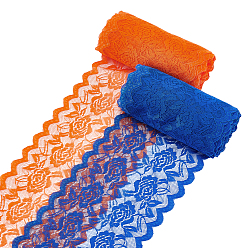 (52) Непрозрачная лаванда 20м 2 цвета полиамидные нити кружевные ленты, аксессуар для одежды, разноцветные, 5-7/8 дюйм (150 мм), около 10.94 ярдов (10 м) / комплект