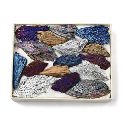 Турмалин Натуральный турмалиновый дисплей украшения, товары для украшения дома, 59~79x24~44x13~15 мм, коробка: 175x134x40 мм