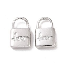 Платина Стойки обшивки латунные прелести, долговечный, без кадмия и без свинца, запирать, платина, 12x7x2.5 мм, отверстие : 3.5x4 мм