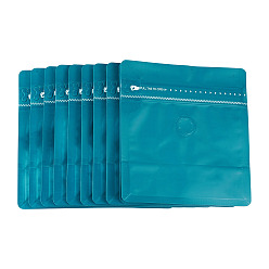 Bleu De Prusse Sacs de rangement refermables en plastique PE avec valve, pour le chocolat, candy, biscuits, rectangle, null, 14.5x13.5x0.1 cm, ouvert: 13.5x8x14.5 cm