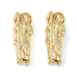 Jesus Латунные бусины, Иисус, без свинца и без кадмия, долговечный, Иисус, 15x5.5x7 мм, отверстие : 1.8 мм