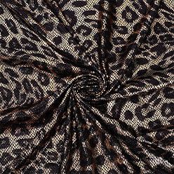 Leopard Polyestergewebe mit Leopardenmuster, Bekleidungszubehör, für DIY, Leoparden-Muster, 150x0.02 cm