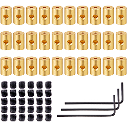 Golden Alloy and Brass Pin Keepers Locking Clasps, Lapel Pin Backs Replacement, with Wrench, Golden, 9x6mm