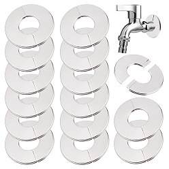 Нержавеющая Сталь Цвет 16 самоклеящиеся заглушки для отверстий под краны из нержавеющей стали, опорная плита, арка, цвет нержавеющей стали, 40x69x3.7 мм