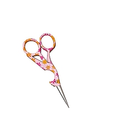 Нержавеющая Сталь Цвет Ножницы из нержавеющей стали, не тускнеющие, ножницы для вышивания, швейные ножницы, крановая форма, цвет нержавеющей стали, упаковка: 150x75 мм