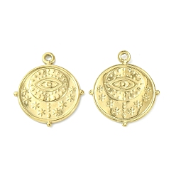 Настоящее золото 14K 304 оправа кабошон нержавеющая под эмаль, плоско-круглые, реальный 14 k позолоченный, 24x21x1.4 мм, отверстие : 1.6 мм