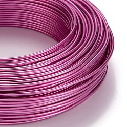 Camellia Round Aluminum Wire, Flexible Craft Wire, for Beading Jewelry Doll Craft Making, Camellia, 12 Gauge, 2.0mm, 55m/500g(180.4 Feet/500g)