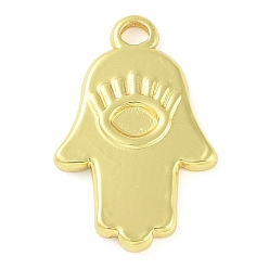 Настоящее золото 18K 304 Настройки кабошон из нержавеющей стали кулон, хамса рука, реальный 18 k позолоченный, лоток : 2.5x3.5 мм, 19x13x2 мм, отверстие : 2.3x1.8 мм