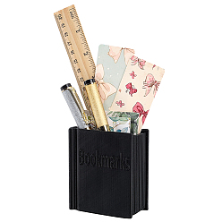Black PET Book Shaped Bookmark Holder, Black, 83.5x78x44mm