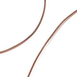 Coconut Brown Korean Elastic Crystal Thread, Coconut Brown, 0.6mm, about 174.97 yards(160m)/roll