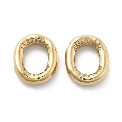 Letter O 304 подвески из нержавеющей стали, реальный 14 k позолоченный, ионное покрытие (ip), шарм-буква, Письмо O, 19.5x15.5x4.5 мм, отверстие : 2 мм